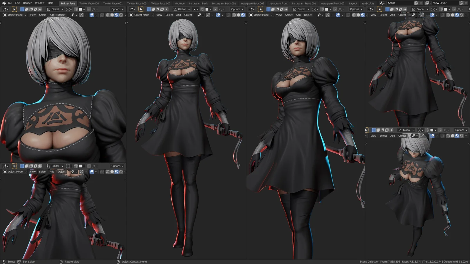 2B Character Creation screenshot 3