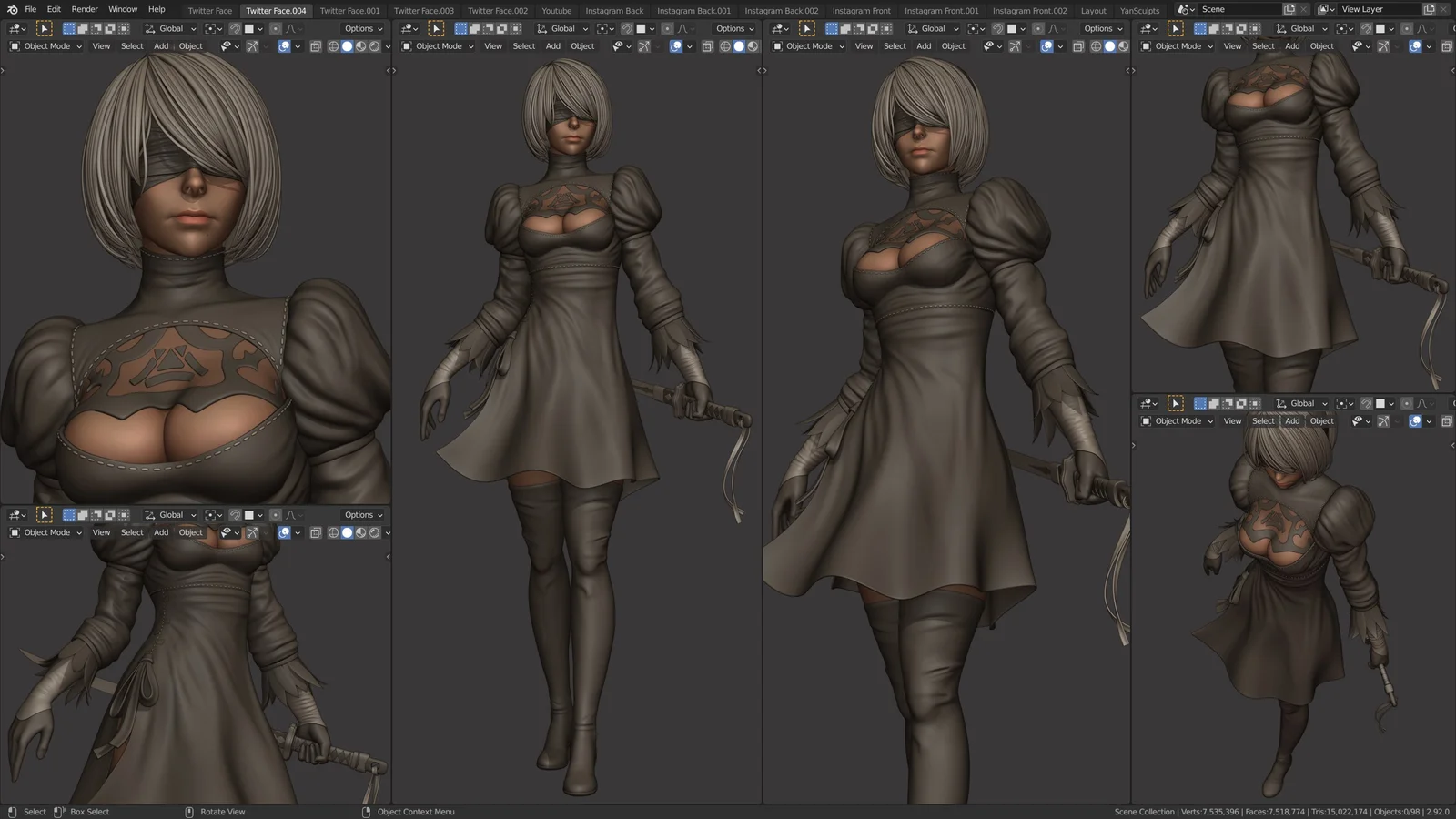 2B Character Creation screenshot 4