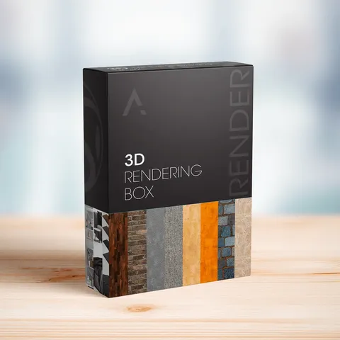 2D/3D Rendering Box - Blender 3d models