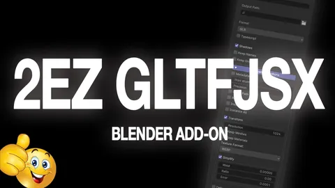 2EZ GLTFJSX - Blender addons