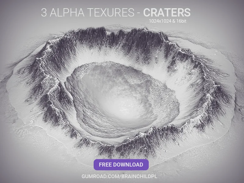 3 Crater Alpha Textures screenshot 3