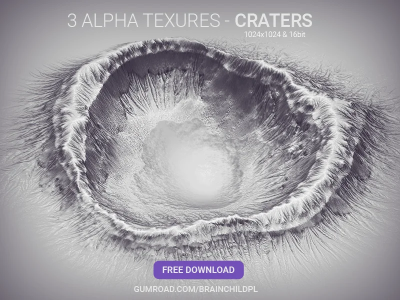 3 Crater Alpha Textures screenshot 4