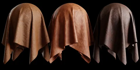 Procedural Leather Materials - Blender shaders