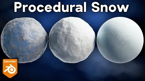 Procedural Snow Materials - Blender shaders