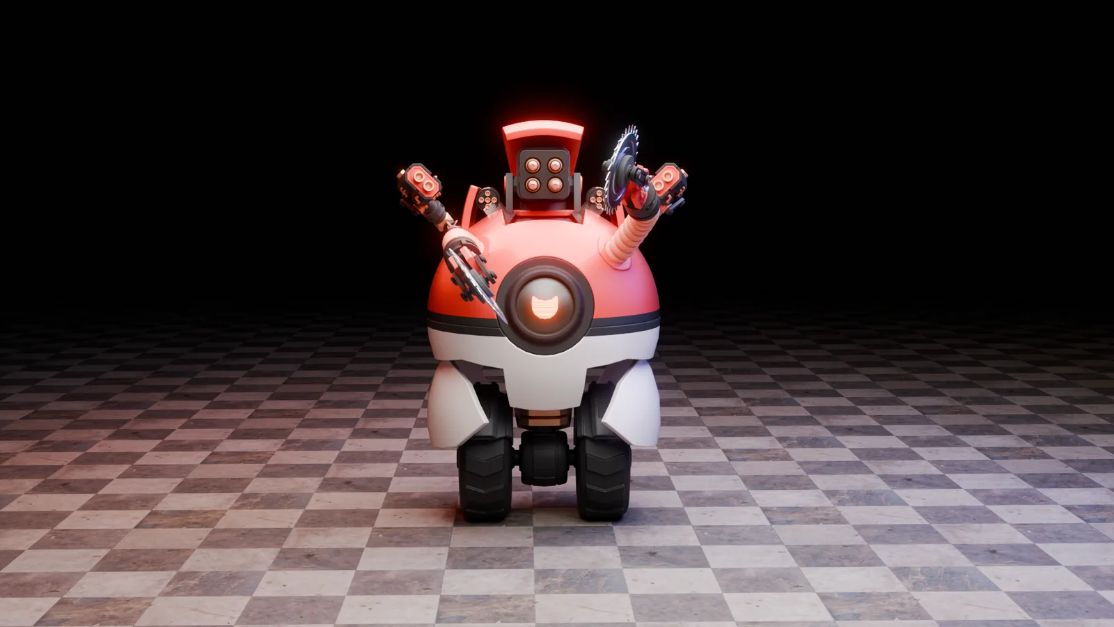 3 Robots Rigged Model Pack screenshot 4