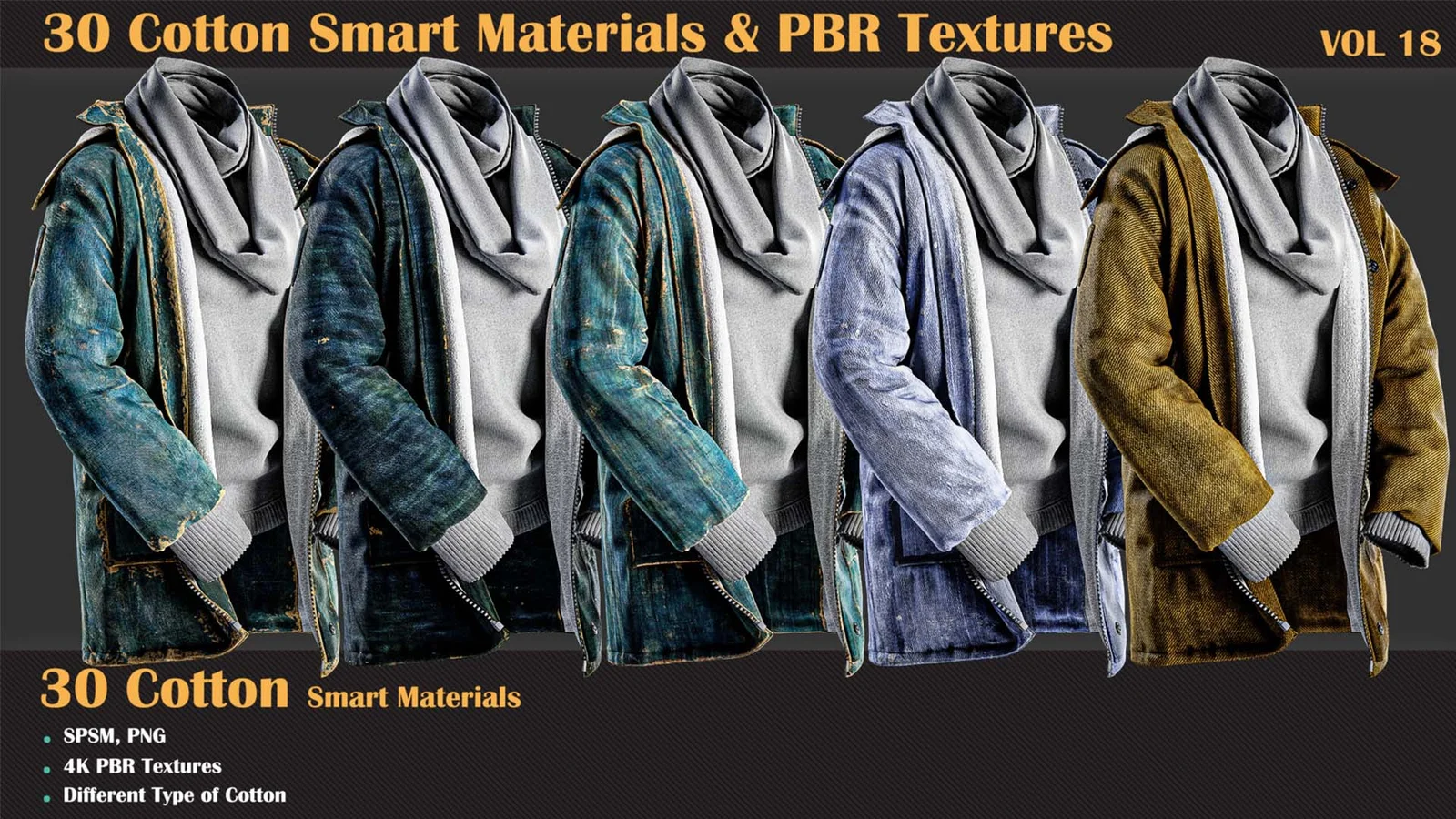 30 Cotton PBR Textures screenshot 2