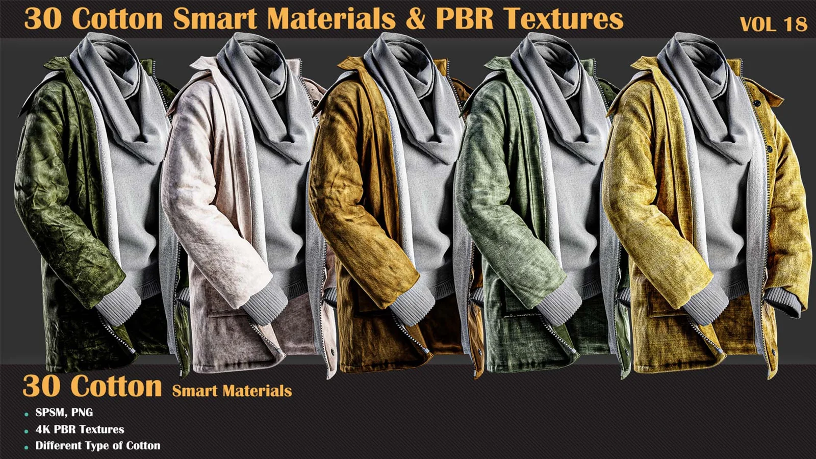 30 Cotton PBR Textures screenshot 3