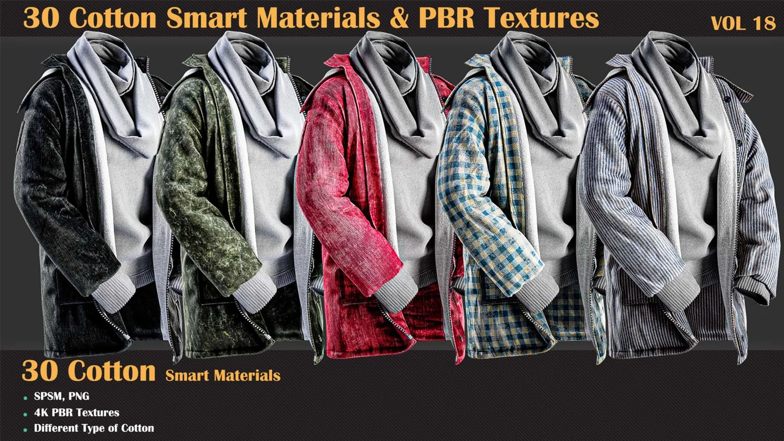 30 Cotton PBR Textures screenshot 5