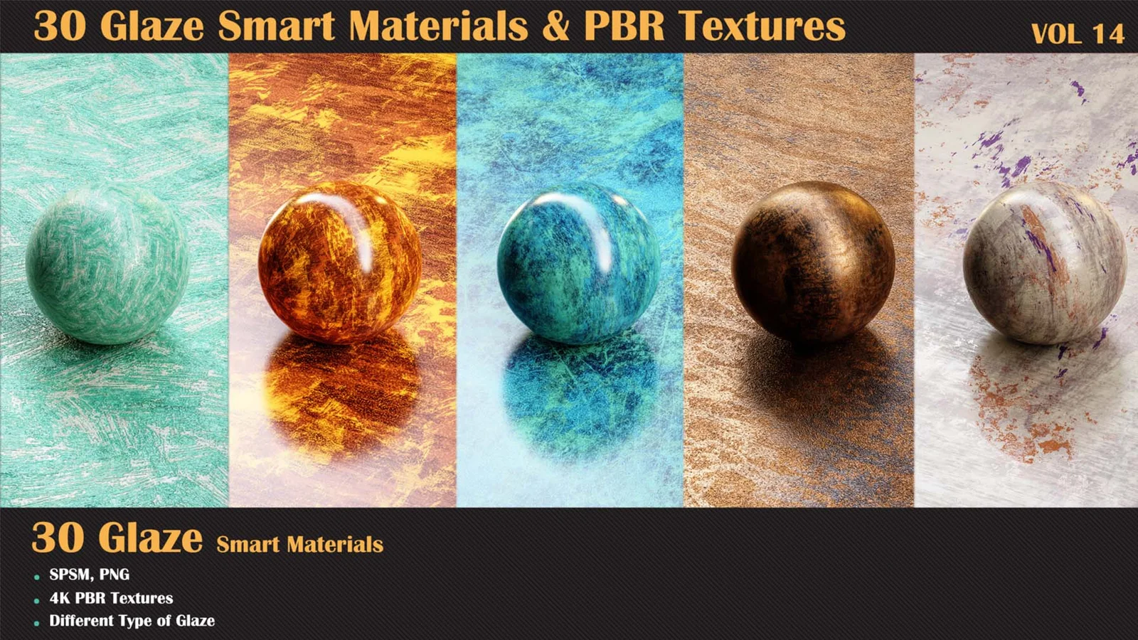 30 Glaze PBR Textures screenshot 5