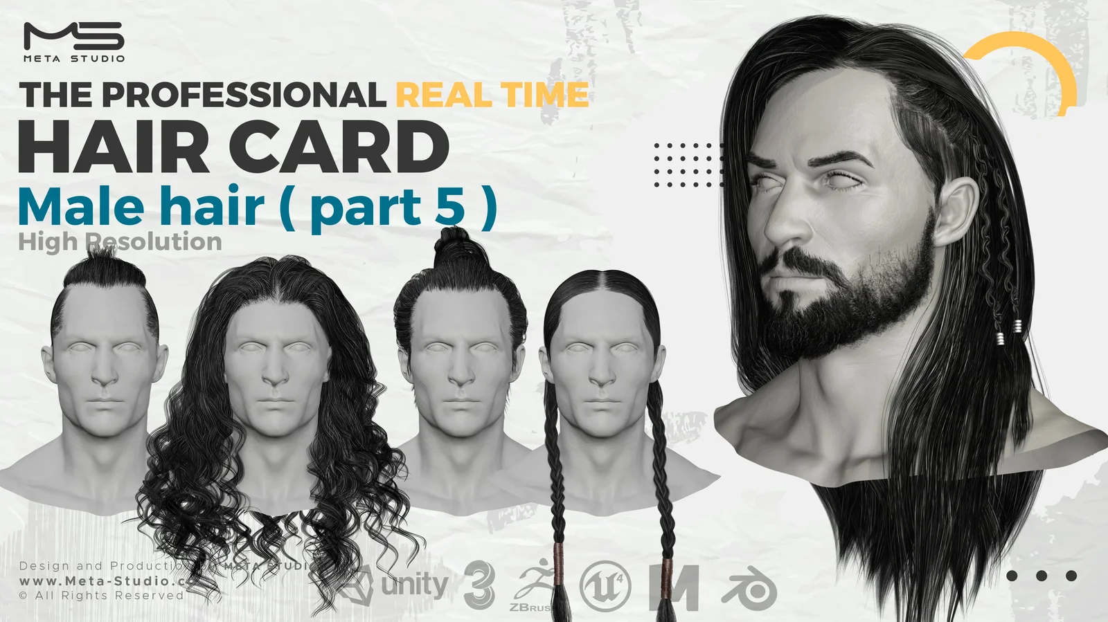 30 Male Hair Cards screenshot 6