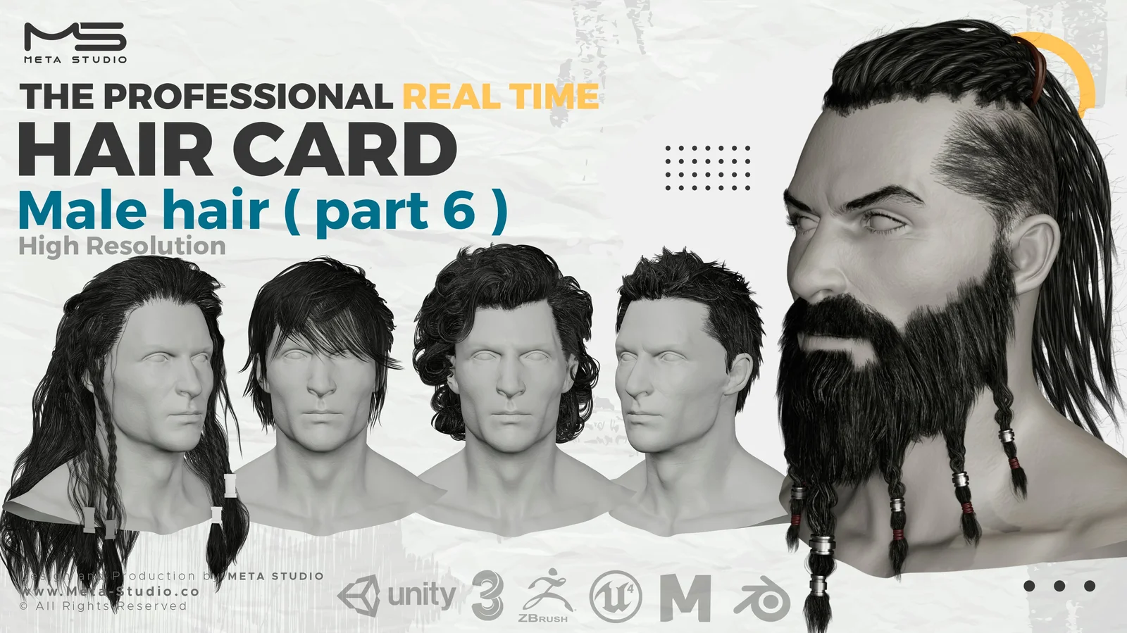 30 Male Hair Cards screenshot 7