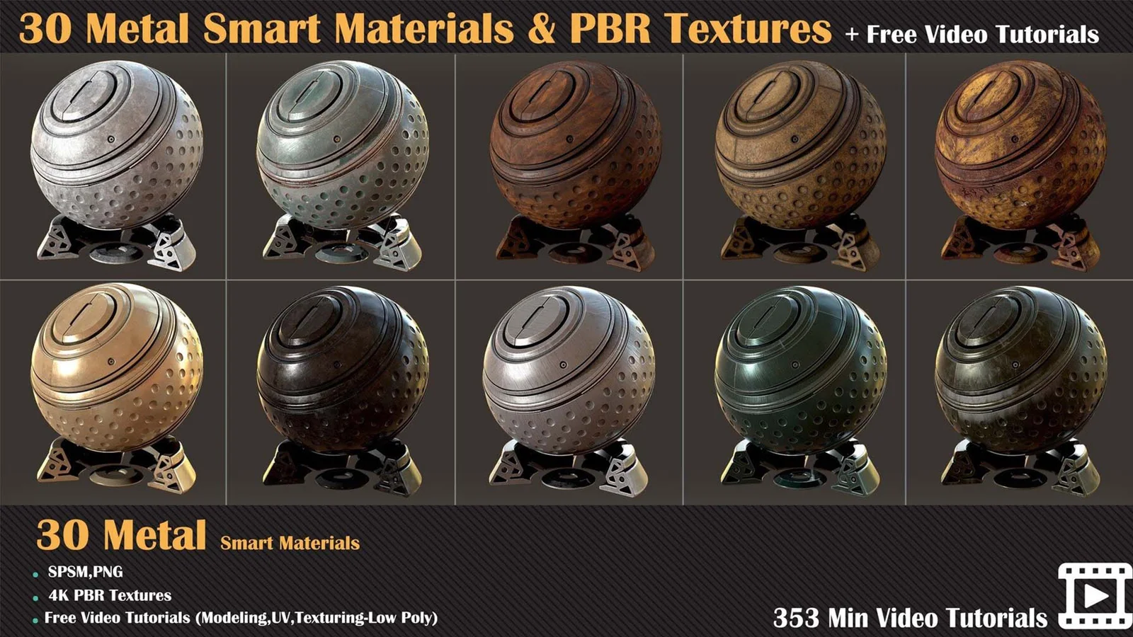 Metal PBR Textures Vol 03 screenshot 6