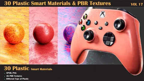 Plastic PBR Textures Vol 17 - Blender textures & materials