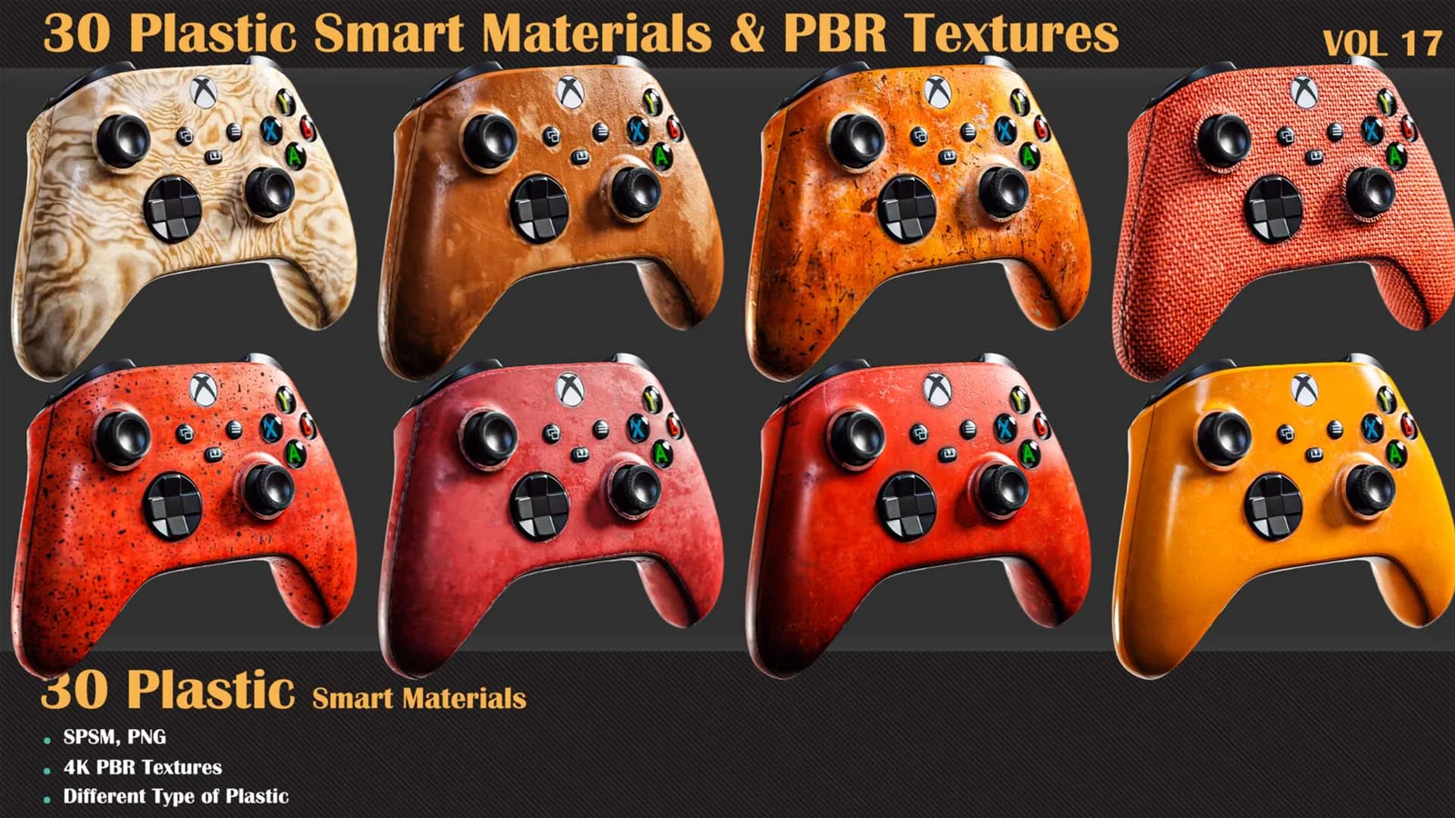 Plastic PBR Textures Vol 17 screenshot 2