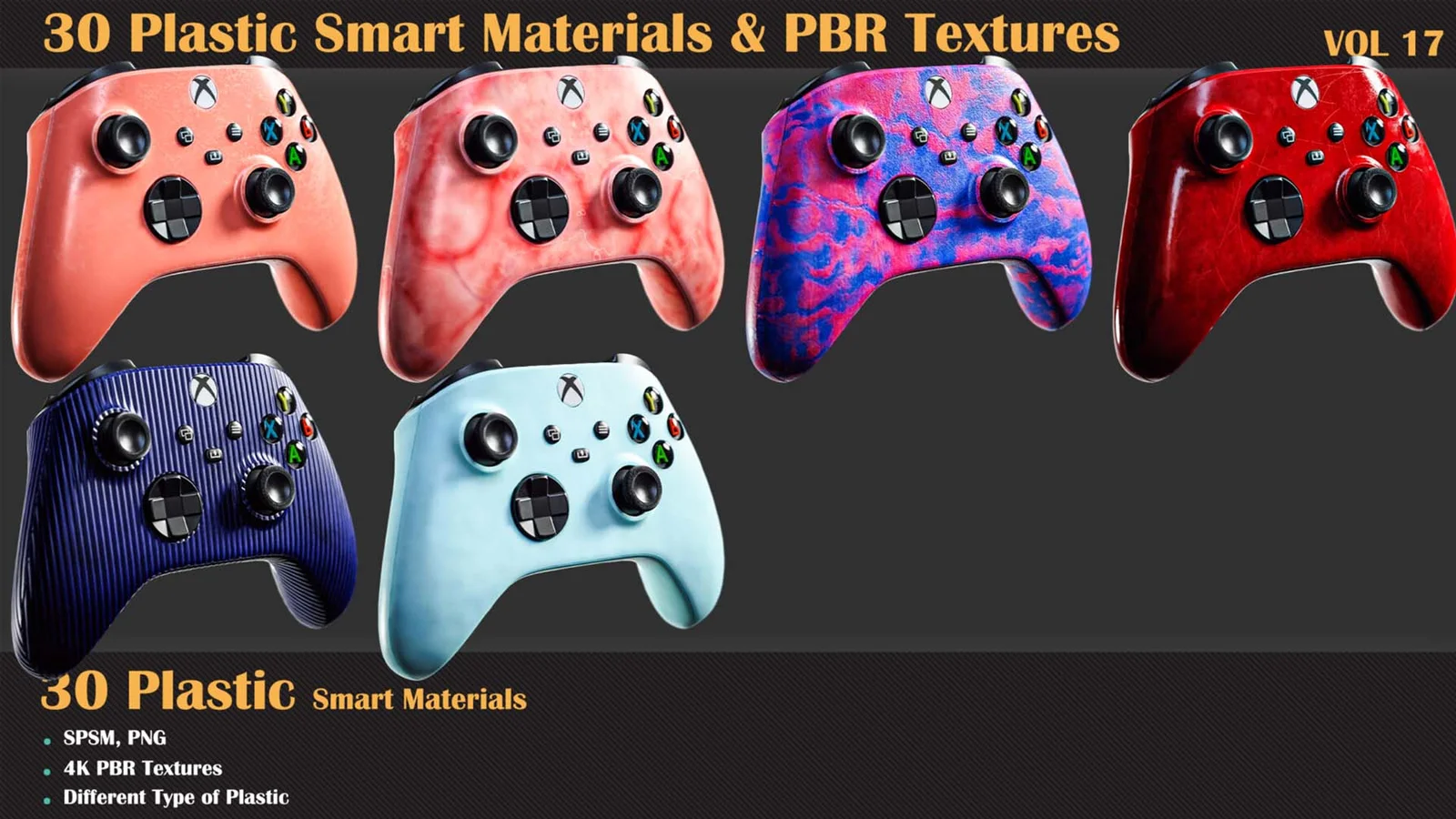 Plastic PBR Textures Vol 17 screenshot 5