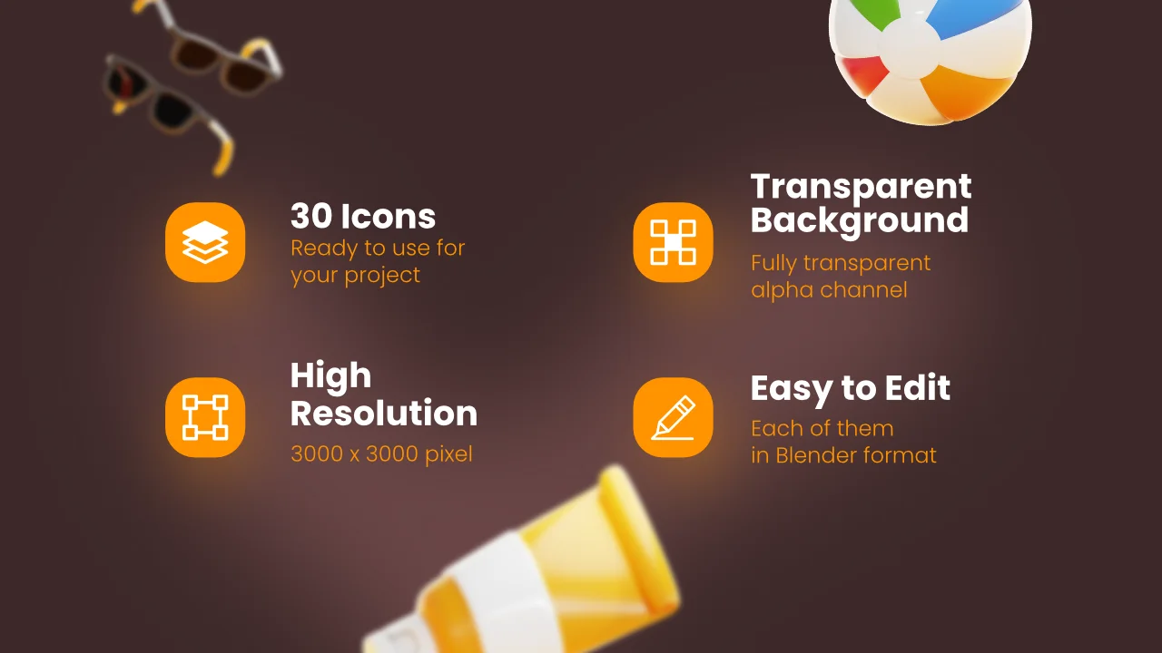 Trip & Traveling 3D Icons screenshot 2