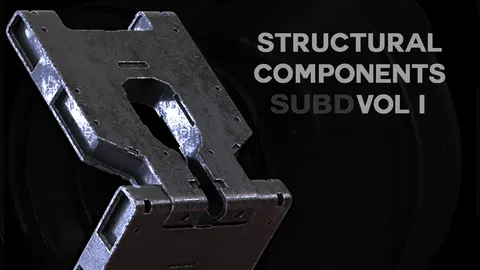 Structural Components Vol 1 - Blender 3d models