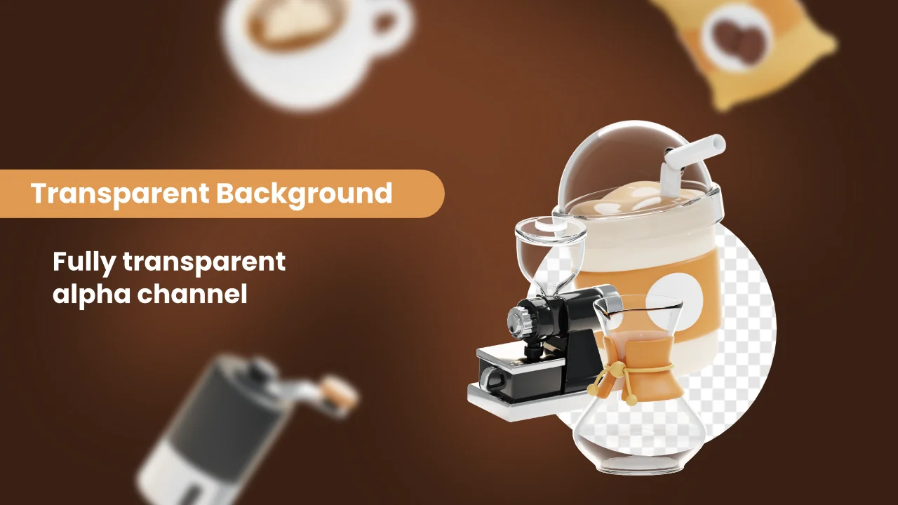 Coffee Shop 3D Icons screenshot 4