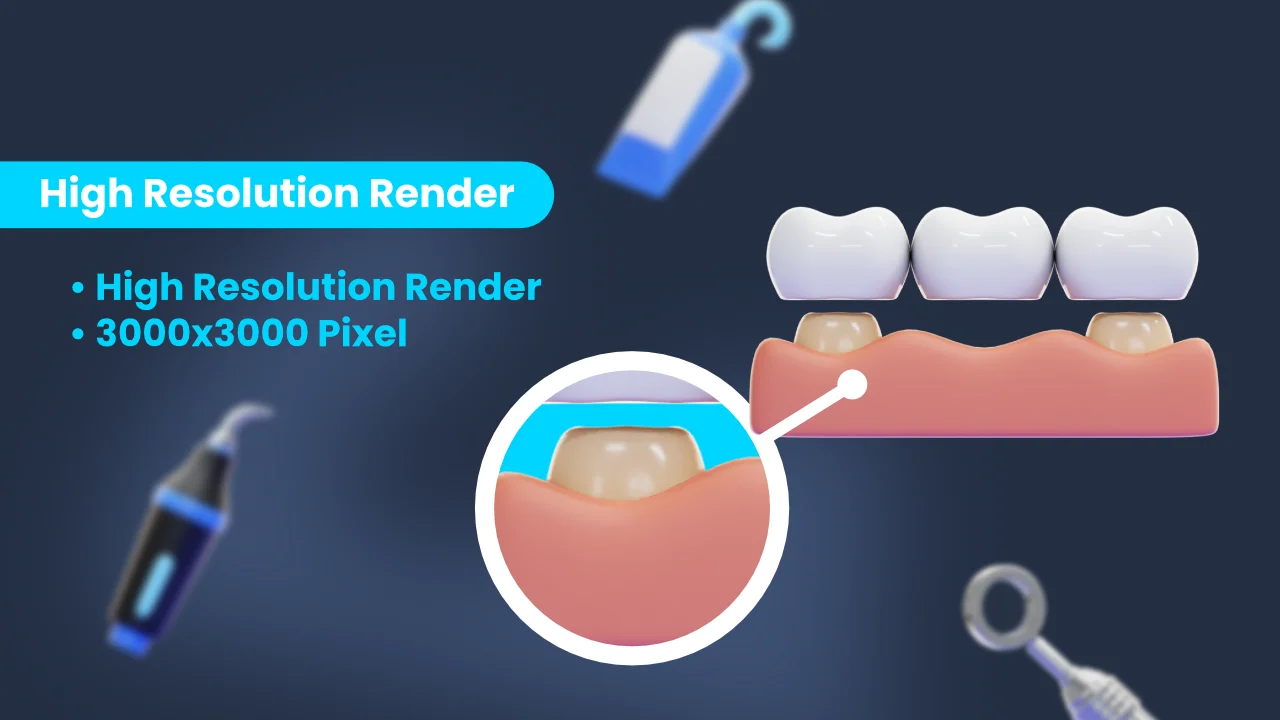 Dentist 3D Icons screenshot 3