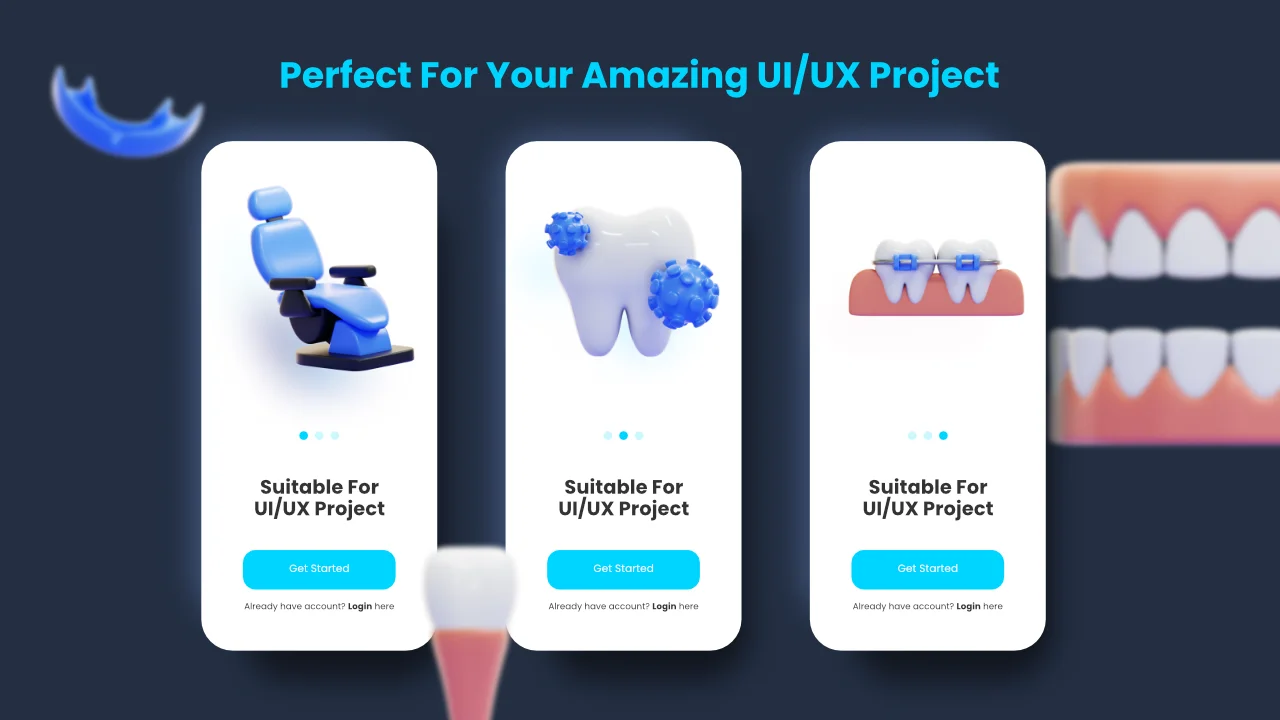 Dentist 3D Icons screenshot 5