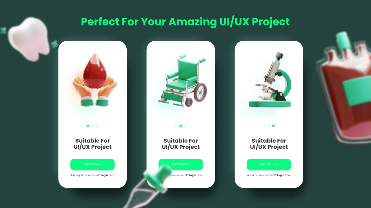 Healthcare & Medical 3D Icons screenshot 5