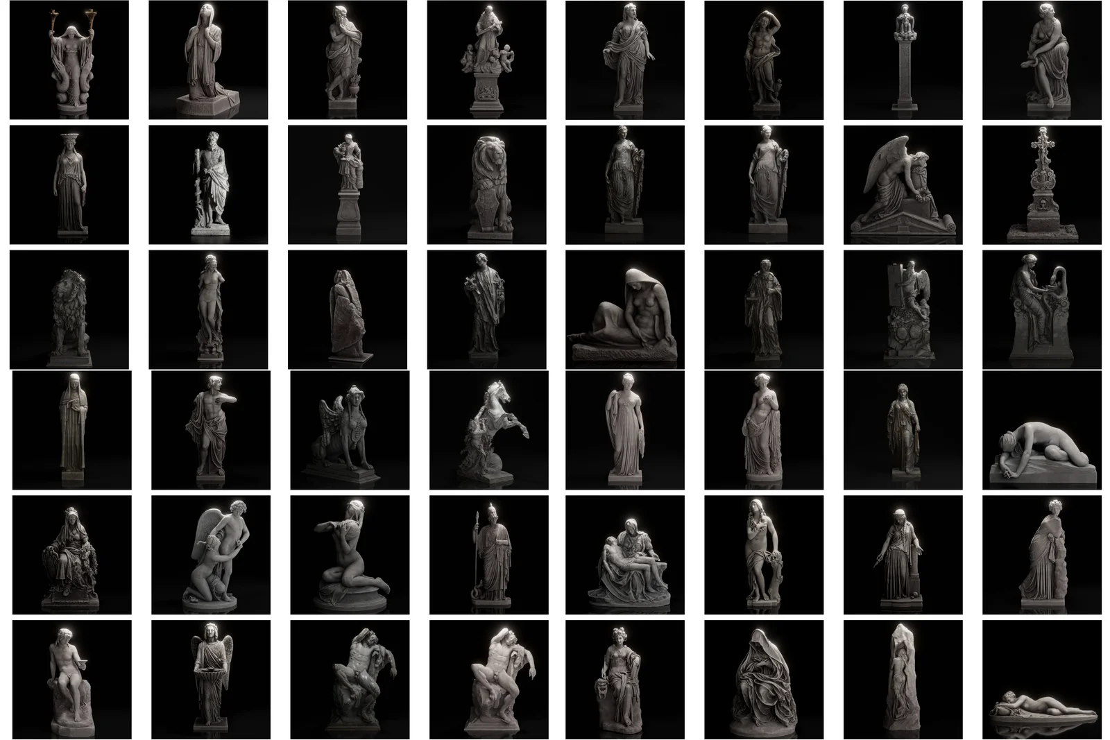 Famous Statues in Rome screenshot 2