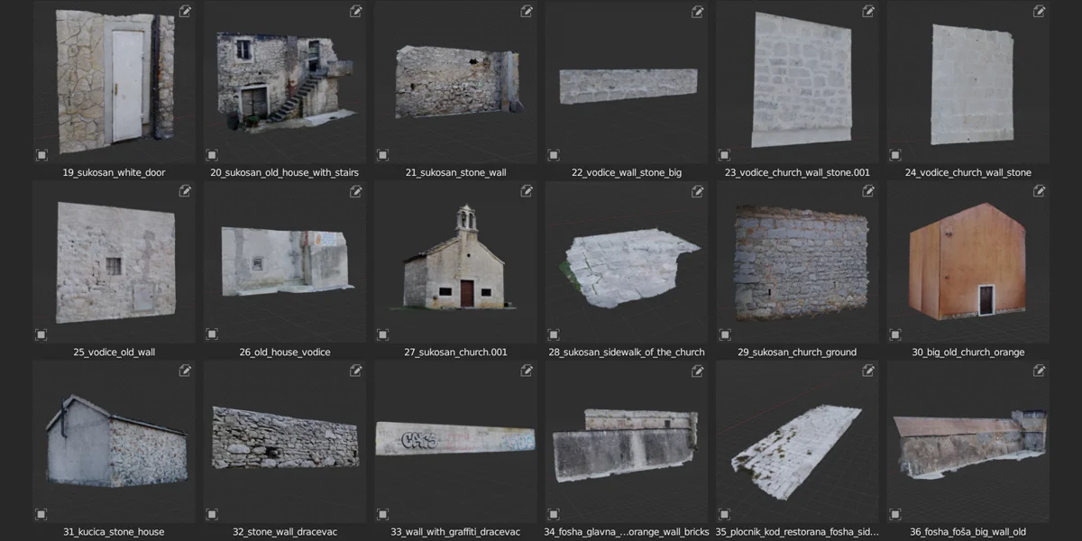 Photoscanned Stone Objects screenshot 5