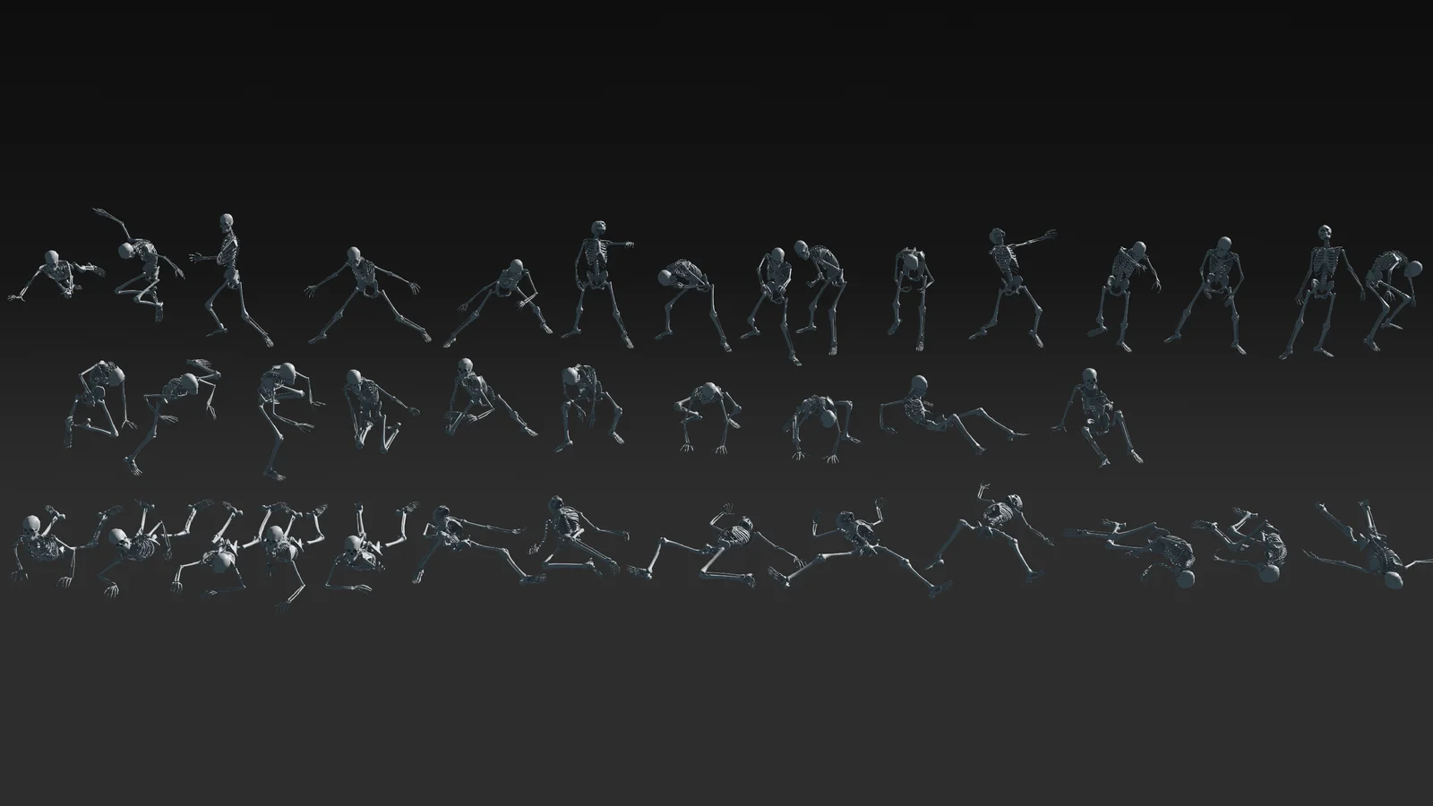 38 Skeleton Poses screenshot 2