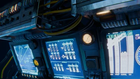 Sci-Fi Control Unit - Blender 3d models