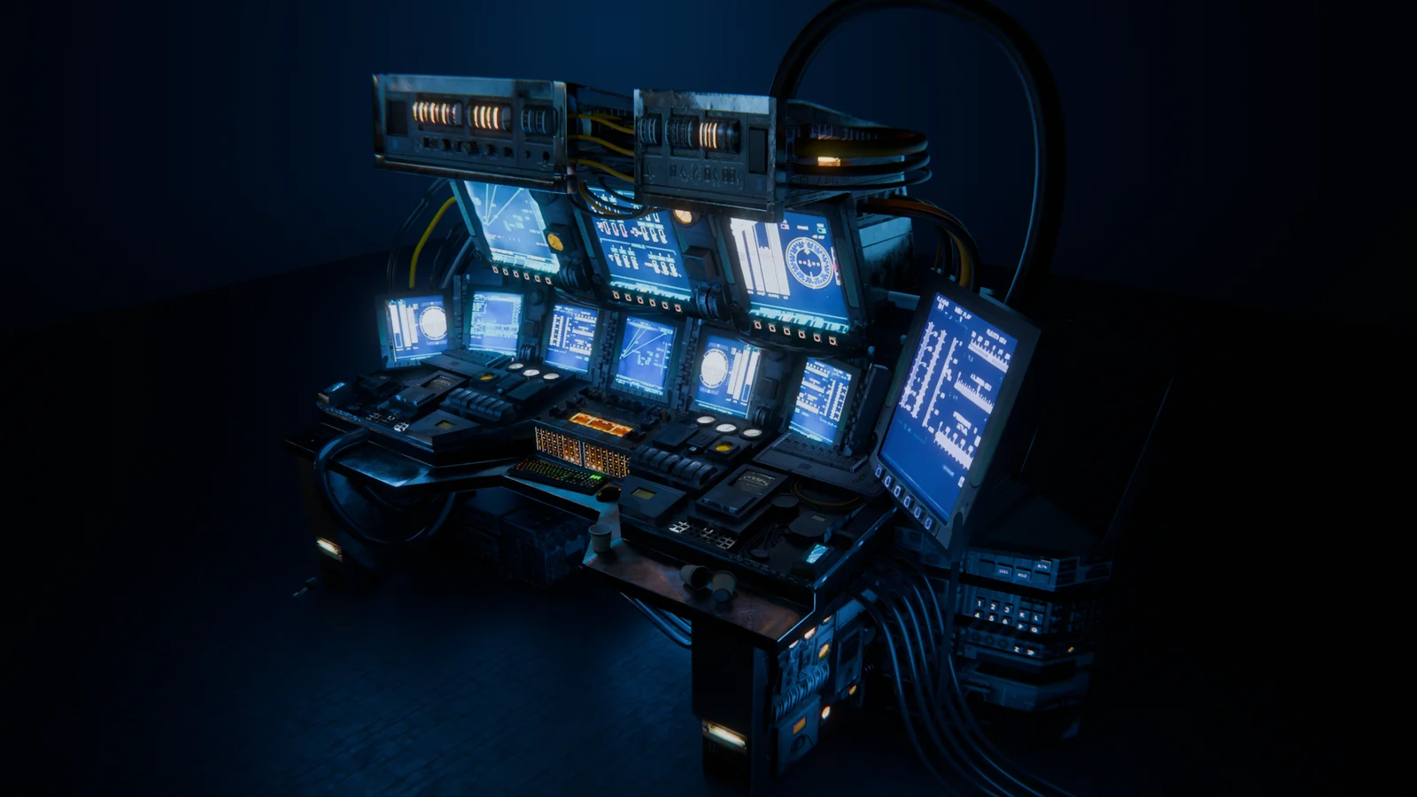 Sci-Fi Control Unit screenshot 2