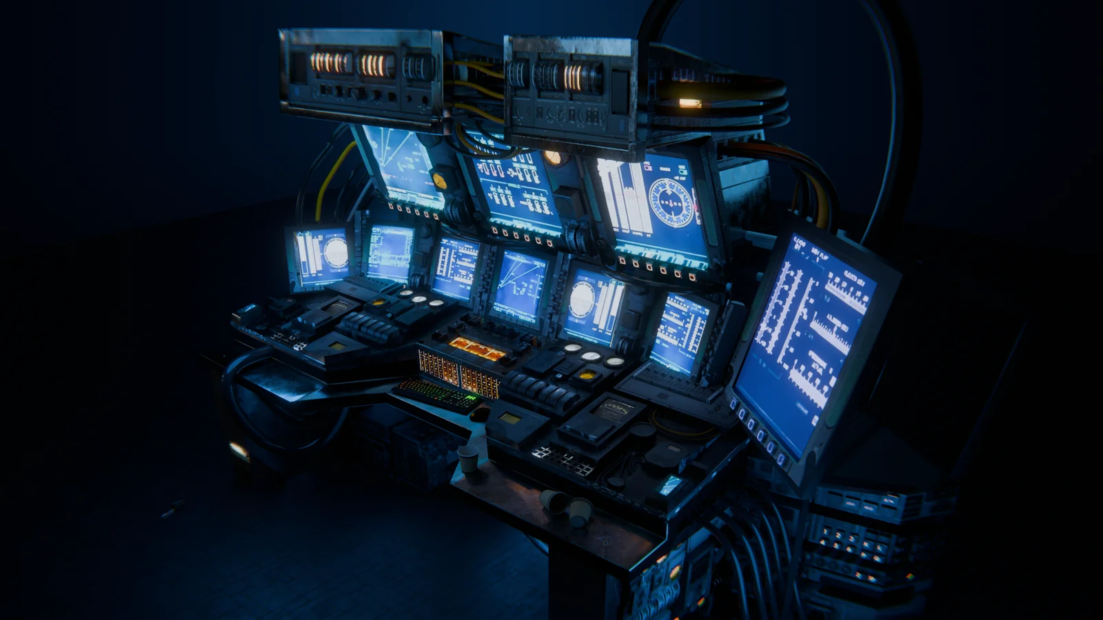 Sci-Fi Control Unit screenshot 3