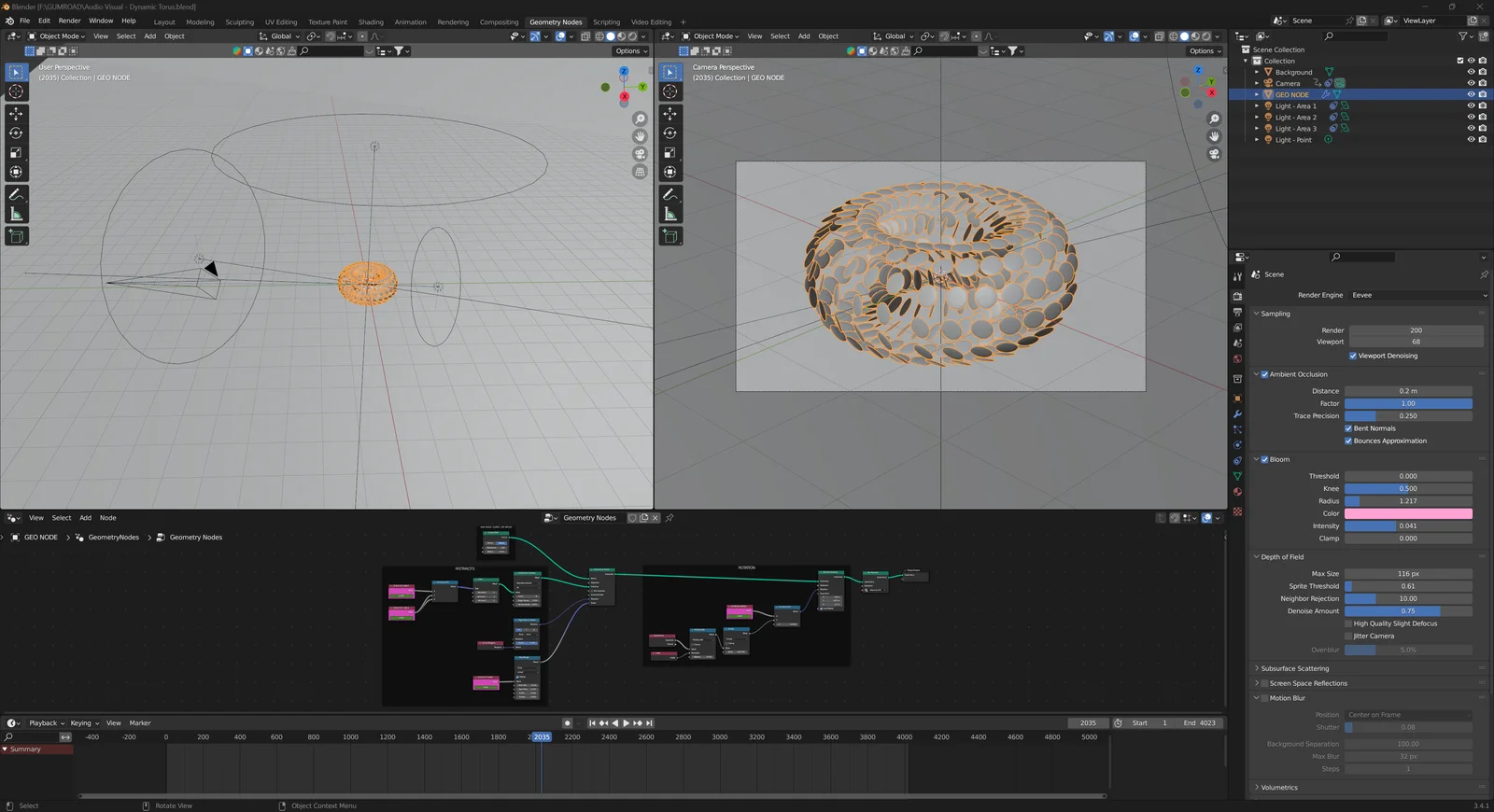 Dynamic Torus Audio Visualizer screenshot 3