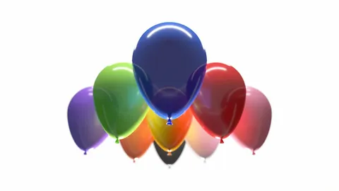 3D Balloons - Blender 3d models