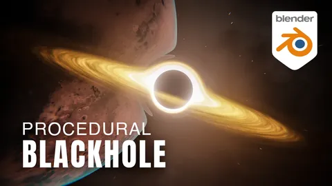 Procedural Black Hole - Blender scenes