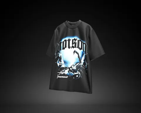 Black T-Shirt Mockup - Blender scenes