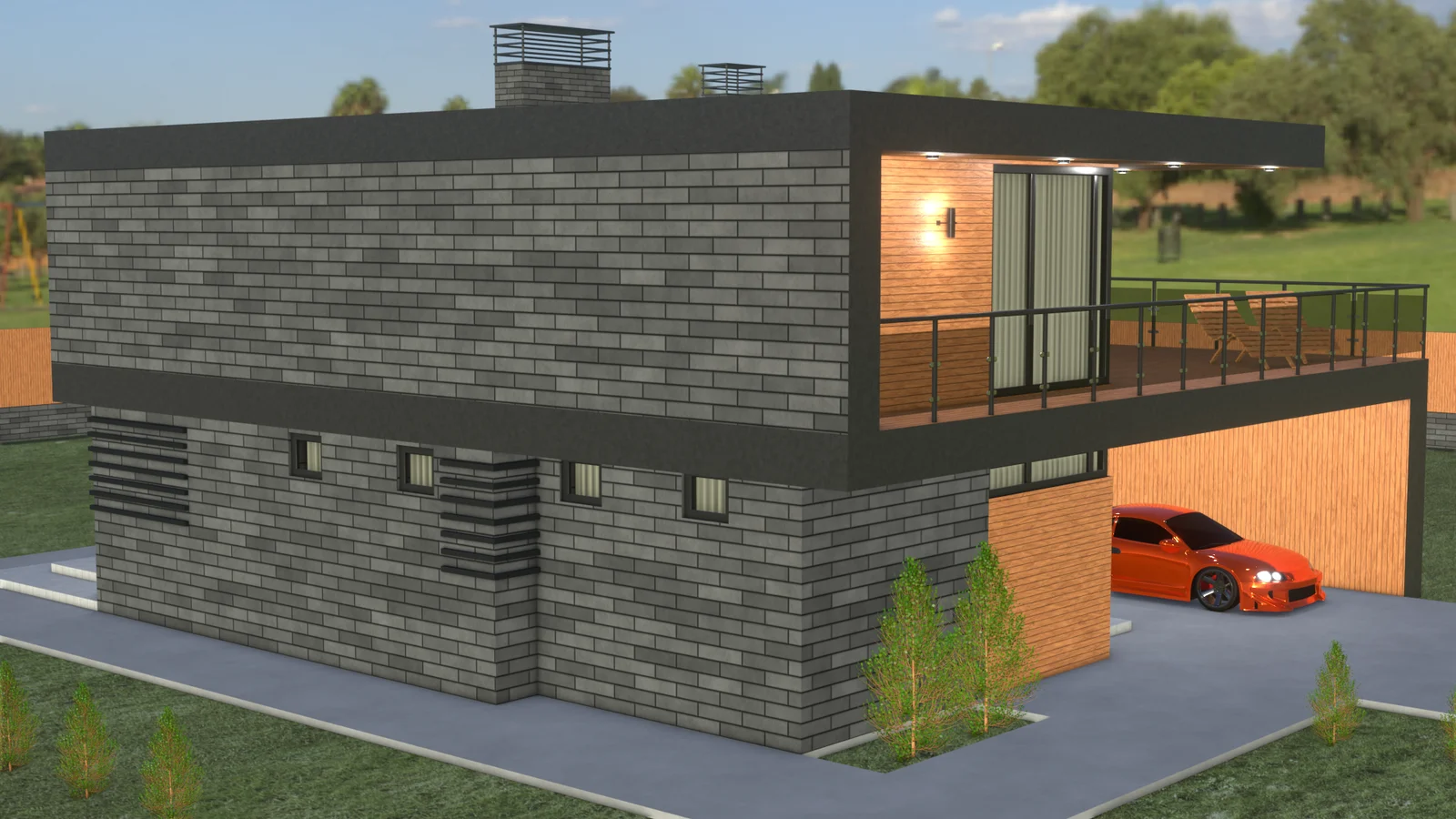 Cottage Architecture Scene screenshot 5