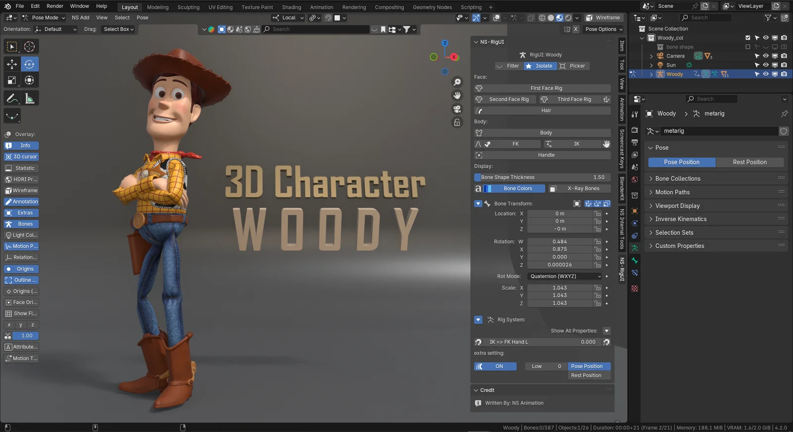 Woody Character screenshot 2