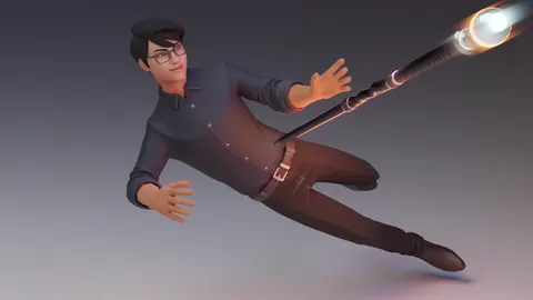 3D Character Young Boy - Blender 3d models