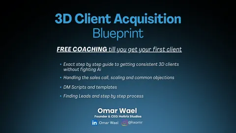 3D Client Acquisition Blueprint - Blender tutorials & courses