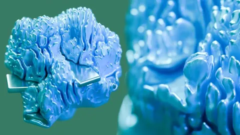 3D Differential Growth - Blender geometry nodes