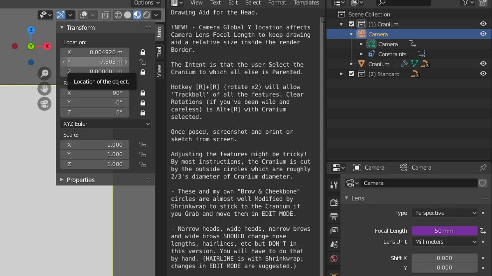 Head Drawing Aid screenshot 2