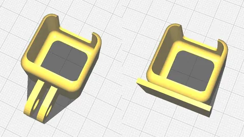 Mikro Kamera GoPro Halterung - Blender 3d models