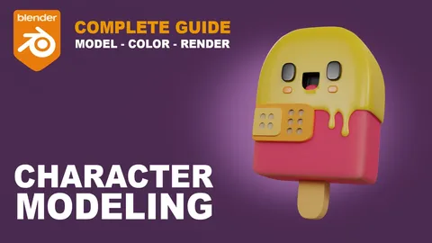 3D Easy Character Design - Blender tutorials & courses