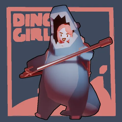 Dino Girl - Blender 3d models