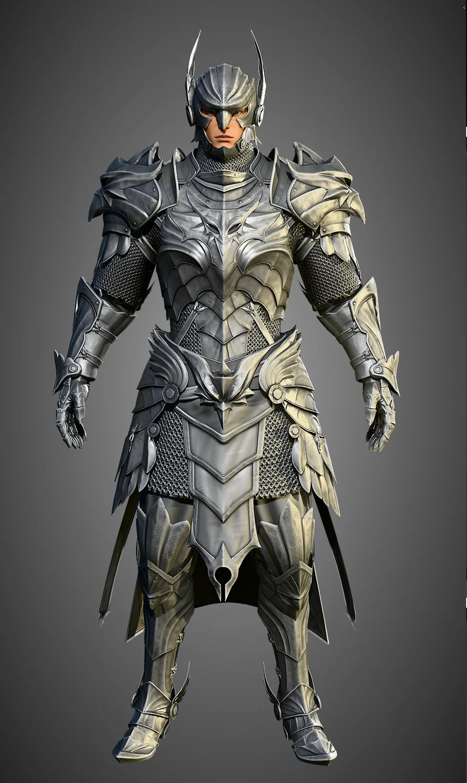 Game Character Armor Modeling screenshot 4