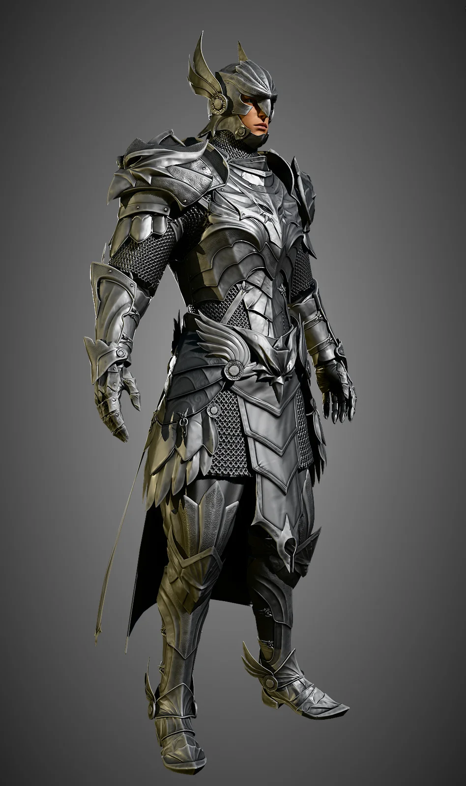 Game Character Armor Modeling screenshot 6