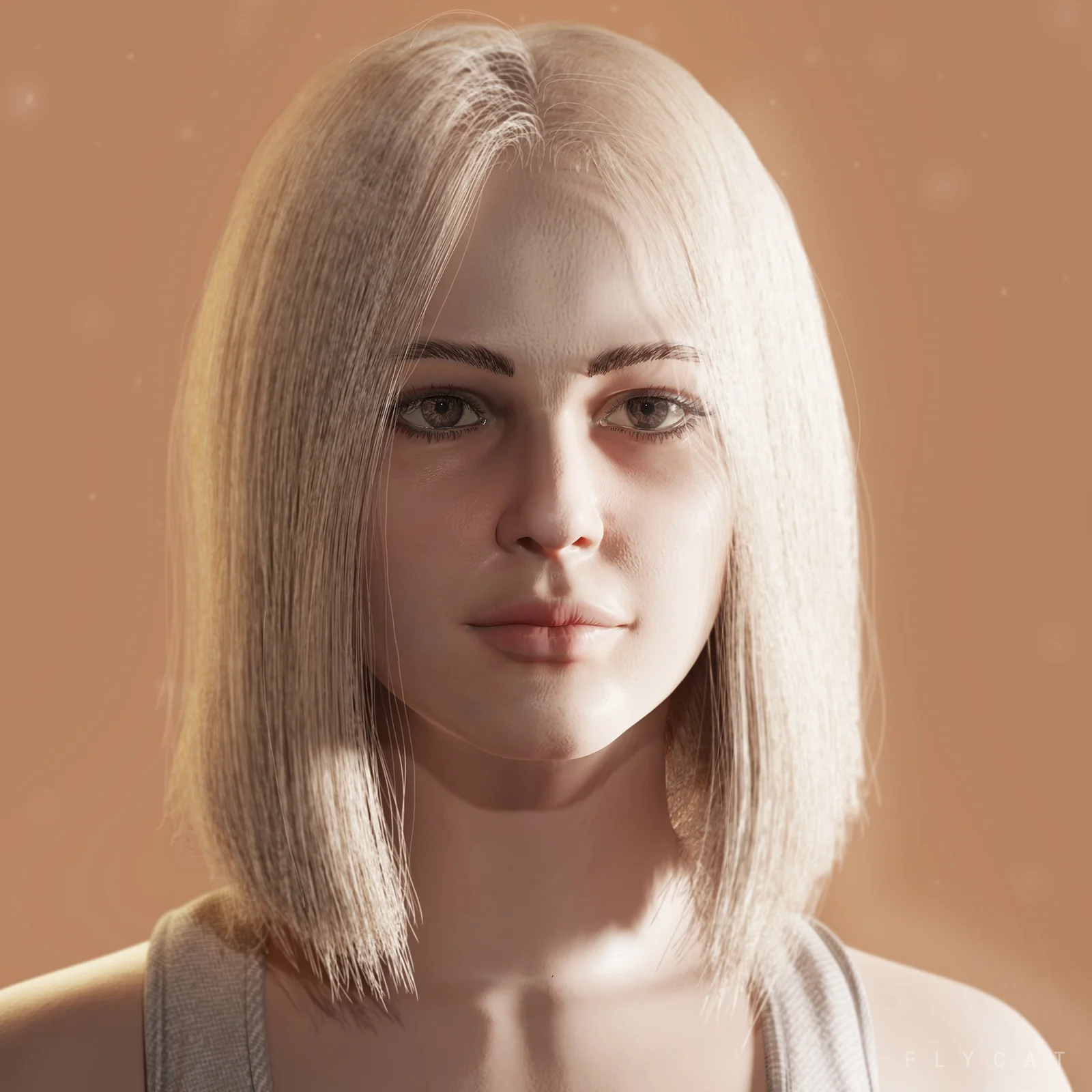 3D Girl Portrait Process screenshot 4