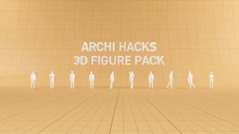 3D Human Figures - Blender 3d models