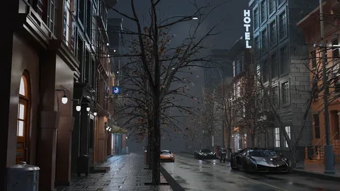 Industrial City Block - Blender scenes