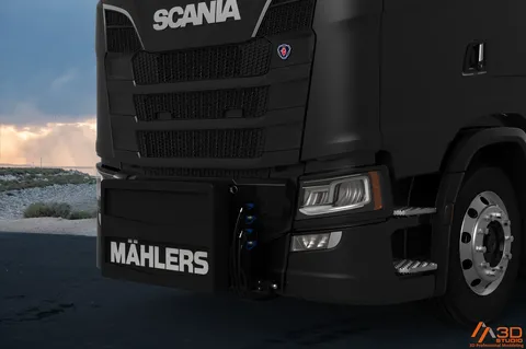 Mahlers Front Unit Shield V2 - Blender 3d models